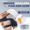COMFORCE Shoulder Brace Copper Shoulder Support Wrap with Gel Pad,