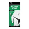 Callaway Golf Weather Spann Premium Synthetic Golf Glove (White, Single,