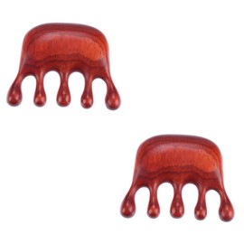 Ipetboom Pcs Wooden Comb Handheld Scalp Massager Head Massaging Tool for Circulation