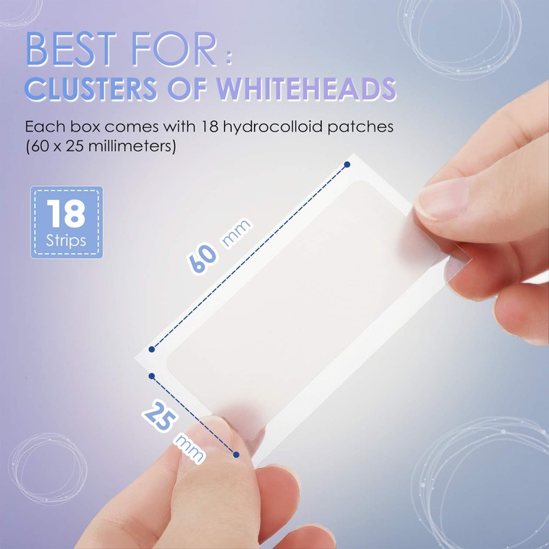 AUSLKA AUSLKA Large Blemish Patches XL -18 Strips, Hydrocolloid Spot