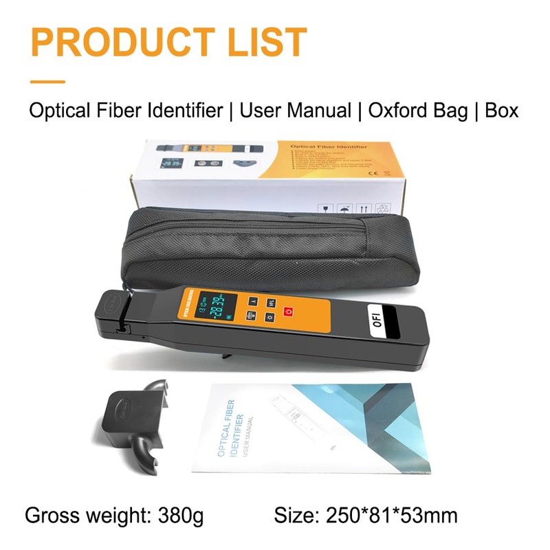 QIIRUN TM501 3 in 1 Live Fiber Optical Identifier 800-1700nm