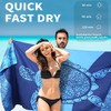 Gomust 6 Pack Lightweight Oversized Microfiber Beach Towels
