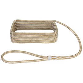 Extreme Max 3006.2321 BoatTector Double Braid Nylon Dock Line - 3/4" x 30', White & Gold