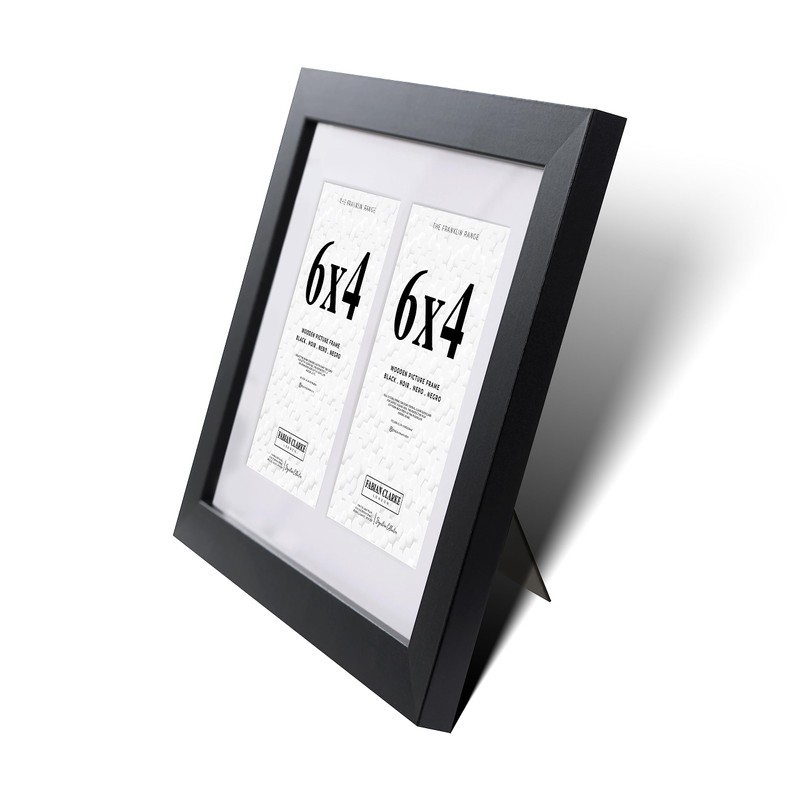 Fabian Clarke London® Modern Black 10x8 Picture Photo Frame with