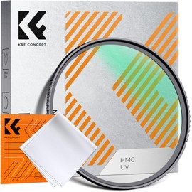 K&F CONCEPT 72mm MCUV Filter, Lens Protection Filter, High Transmittance, 18 Layer Coating, UV Protection, Optical Glass, Thin Frame, Lens Protection, Includes 1 Cleaning Cloth (NANO-K Series)