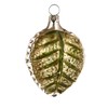 Marolin Patinated Glass Ornament Cherry with Leaf