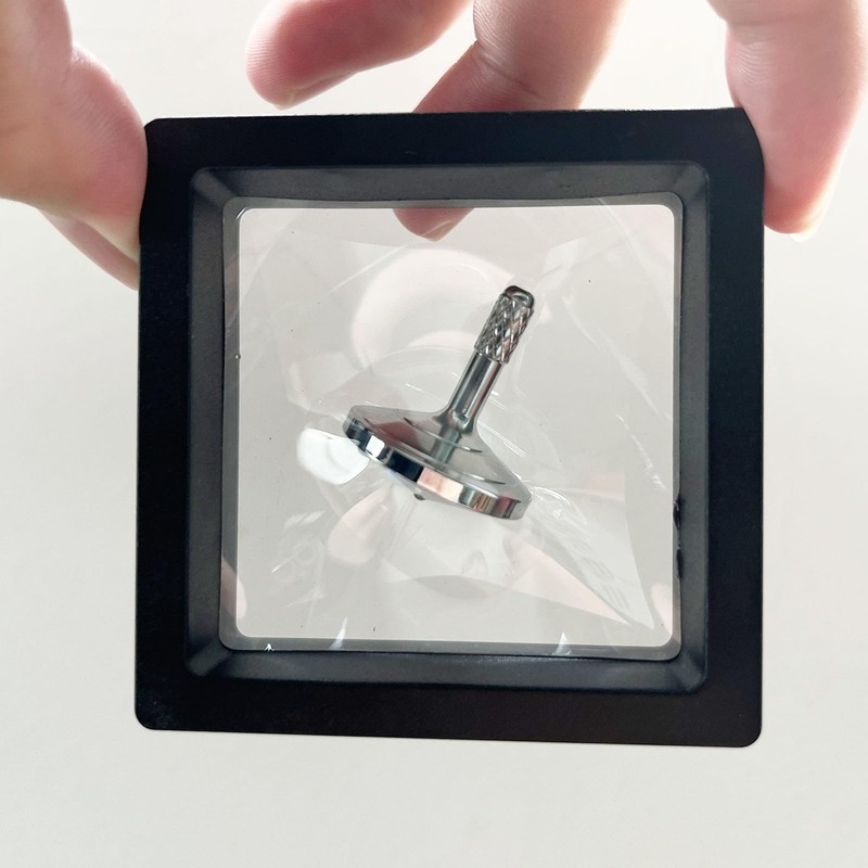 Lvpradior Stainless Steel Spinning Top, Long Lasting Spin Time Over
