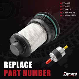 Dtomi Fuel Filter, Powerstroke Diesel Engine Compatible With Ford Vehicle F150 2018 2019 2020 2021 3.0L EcoDiesel Replace# FD4627 FD-4627 JL3Z9N184A