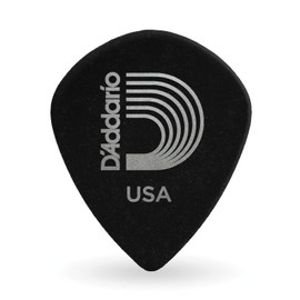 D'Addario Accessories | 3DBK7-10 - Púas de guitarra de hielo negro, paquete de 10, extra pesadas