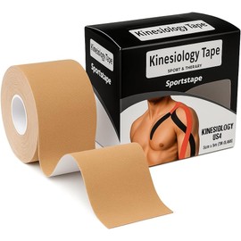 FARMADAR cinta kinesiologíca venda autoadherible muscular para recuperación de lesiones musculares PIEL