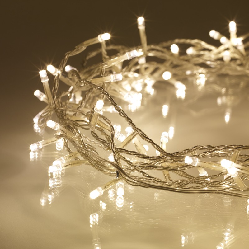 Lights4fun Indoor Fairy Lights 100 Warm White LEDs on 8m