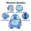 Para Bonito Peluche Stitch Angel Abrazando Corazón 45cm Azul