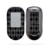 MightySkins Skin Compatible with Accu-Chek Aviva Plus - Black Argyle