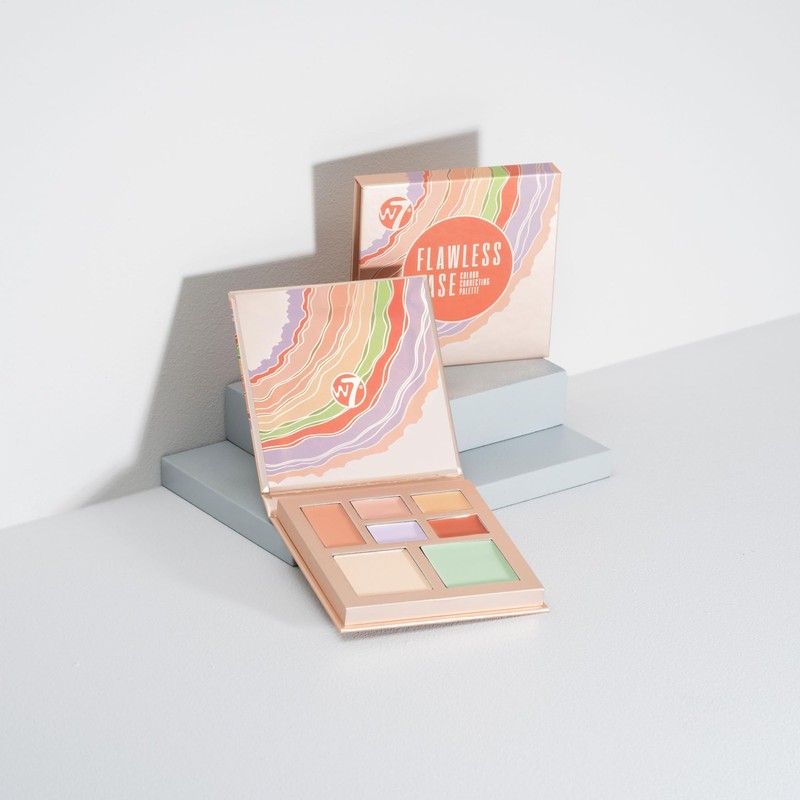 W7 Flawless Base Cream Colour Correcting Palette - 7 Shades