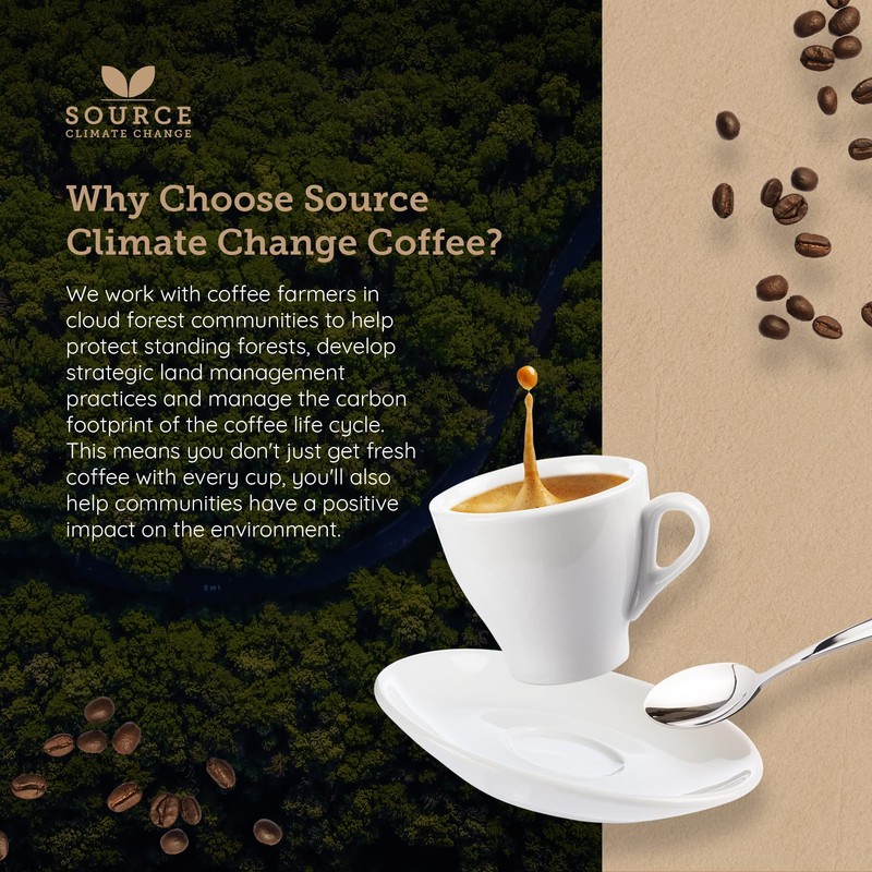 Source Climate Change Coffee Award Winning Organic Medium Roast Uganda
