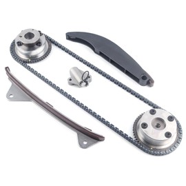 MISIOEK Engine Timing Chain Kit With 2PCS Intake & Exhaust VVT Gear Sprocket Fit For Kia Soul Forte Cerato Tucson Forte5 2.0L Engine Aftermarket Parts,24321-2E010 24370-2E010 24350-2E011