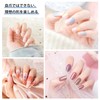 Nail Tips, Ultra Thin, Set of 300, 15 Sizes, Pre-Sanded,