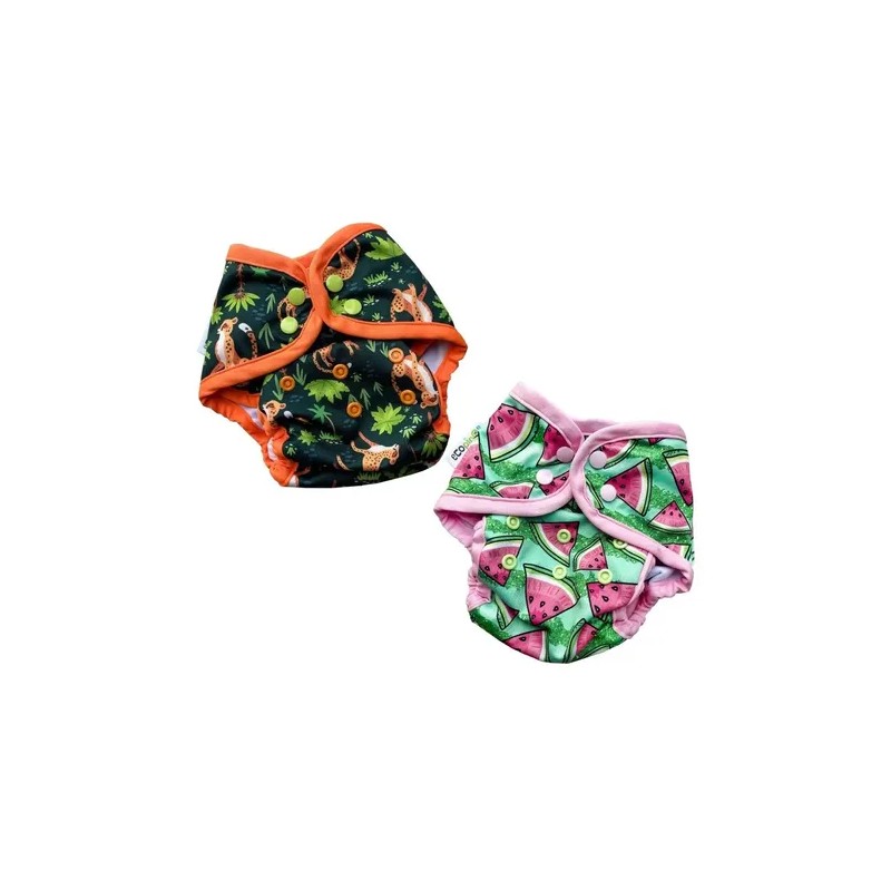 2 Pack Pañal De Natación Unitalla Reutilizable Para Bebé