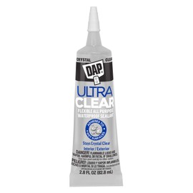 DAP Ultra Clear All Purpose Sealant, Crystal Clear, 2.8 Oz (7079800952)