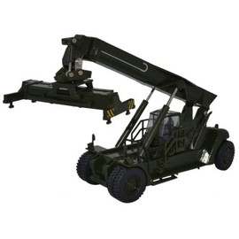 Oxford Diecast 76KRS004 Konecranes Reach Stacker NATO Green