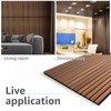 Art3d 2 Wood Slat Acoustic Panels for Wall and Ceiling