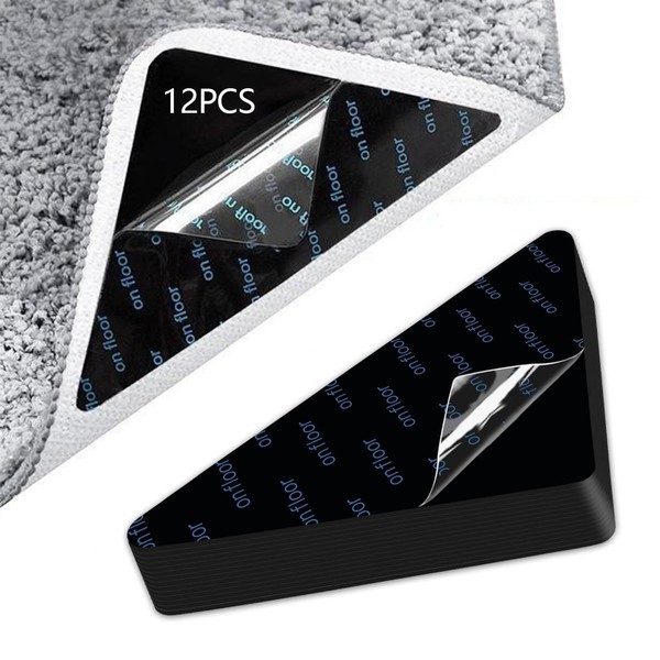 12 pieces carpet tape, carpet grippers for hardwood floors and