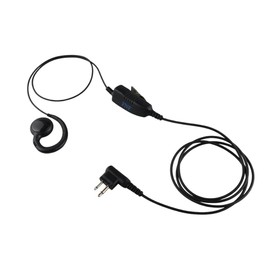 Generic 2 Pin Swivel Earpiece Earphone Earhanger Earhook Headset with PTT and Mic Compatible for Motorola CLS1410 CP200 CP88 CP100 CP040 Walkie Talkie 2 Way Radio