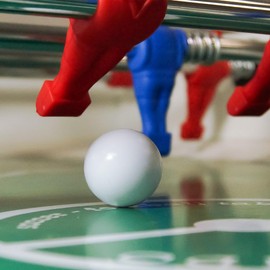 Kickerball Bandito Universal weiß, glatt und schnell 33mm, 20g, für alle Kickertische/Tischfußball geeignet - Set mit 5 STK. oder 10 STK. (5er Set)