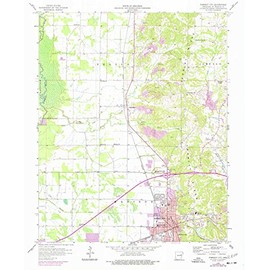 YellowMaps Forrest City AR topo map, 1:24000 Scale, 7.5 X 7.5 Minute, Historical, 1958, Updated 1977, 26.8 x 22 in - Polypropylene