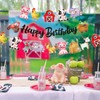 Farm Party Banners 3Pcs Happy Birthday Banners Cutout Garland Banners