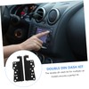CHILDWEET 2pcs Double Din Dash Mounting Trim Bezel Kit for