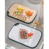 Bamboo Cutting Board for Kitchen, double sided with No Splicing