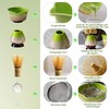 6 Pieces Matcha Set, Ceramic Matcha Bowl with Spout, Complete