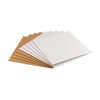 Kayritonz LP Record Insert Pads 12.5x12.5 inch One-Side White Corrugated