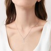 TINGN Women's Necklace, 925 Silver Chain with Letters, Hypoallergenic Initials