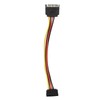 10 Pack SATA Cables 15 Pin 90 Degree Male to