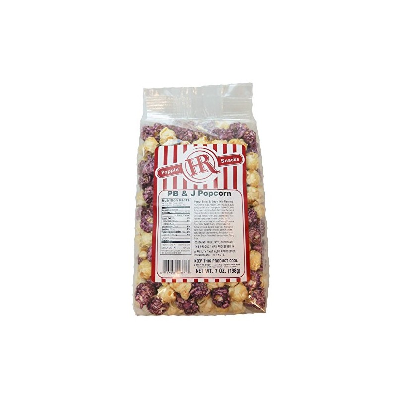 Peanut Butter & Jelly Popcorn | HR Poppin' Snacks -