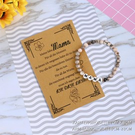 Christmas gifts for mum, gifts for mum, birthday gift for mum, mother daughter gift, mother daughter bracelet, mother gift, small gifts under 5 euros, best mum, pink natural stones