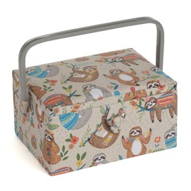 Hobby Gift Medium Sewing Craft Hobby Storage Box, Sloth