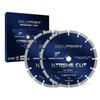 RHAPSODY 9 Inch Diamond Saw Blade 2Pcs, Segmented General Purpose