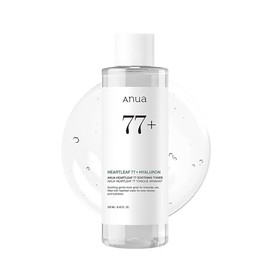 Anua Heartleaf 77 Tónico Calmante I pH 5.5 Cuidado de Problemas, Piel Calmante, Refrescante, Hidratante, Purificante, Libre de Crueldad, Vegano, (250m