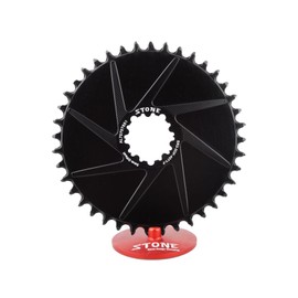 Stone Aero Mount Direct Round Chainring Compatible with SRAM MTB 3 Bolts 3 Offset XX1, XX1 Eagle, X01, X01 Eagle, GX Eagle, X1-1400, GX-1400, S-2210, X0, X9, S1400 (36T)