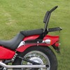 DSISIMO Motorcycle Passenger Backrest Sissy Bar with Luggage Rack Compatible