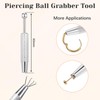 Piercing Ball Grabber Tool for Changing Jewelry, 16G 18G Piercing