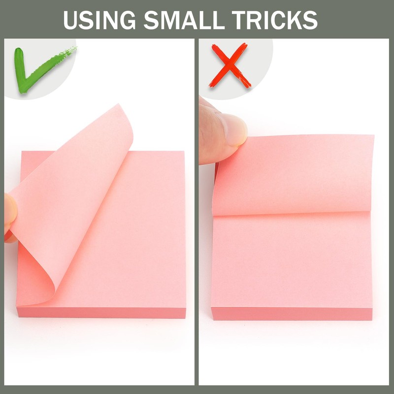 Eastern Wolf Sticky Notes 2x2 Self-Stick Notes 8 Bright Multi