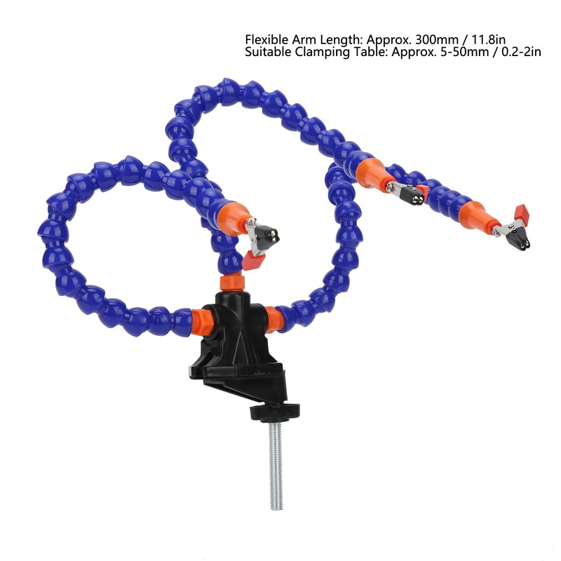 Arm Soldering Tools 3 Flexible Helping Hand Clamp with Aluminum