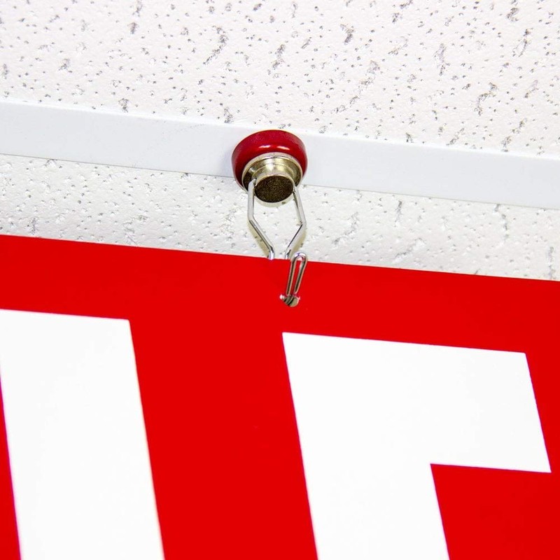 first4magnets™ White Swivel Hook for Holding Rope, Wires and Clothing