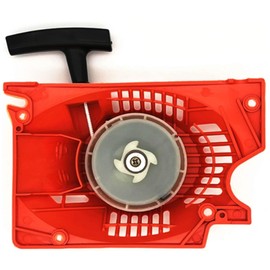 Double Spring Recoil Easy Recoil Pull Starter Assembly Replacement Parts Fit for 45cc 52cc 58cc 62cc Gasoline Chainsaw for Chainsaw 4500 5200 5800