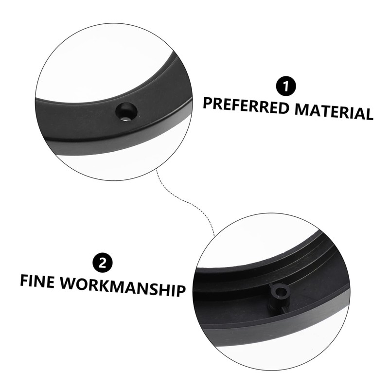 KONTONTY 2 Pairs Car Horn Pads Abs Speaker Spacer Ring