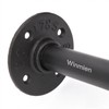 Winmien Industrial Pipe Clothes Rack, 50 In Heavy Duty Wall